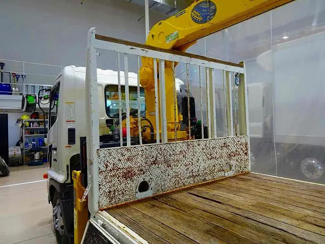 前立て鉄板張り/鳥居作業灯1個/枕木取付|日野 レンジャー TKG-FC9JKAP(2WD)の写真25