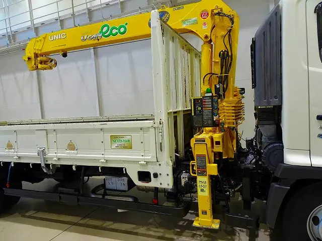 ユニック4段　2.9t吊り　URU374N　ラジコン/フックイン付　差し違いアウトリガー　未格納警報装置　エコポンプ付　※令和 7年 7月クレーン年次点検済|日野 レンジャー TKG-FC9JKAP(2WD)の写真31