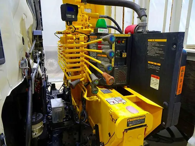 ユニック4段　2.9t吊り　URU374N　ラジコン/フックイン付　差し違いアウトリガー　未格納警報装置　エコポンプ付　※令和 7年 7月クレーン年次点検済|日野 レンジャー TKG-FC9JKAP(2WD)の写真34