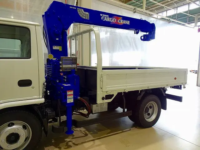 荷台内寸：275×180×38　三方開　床板アピトン張り替え　横ねた鉄チャンネル増し4本(合計11本)　リアアオリチェーン2個　タダノ4段 2.9t吊りクレーン付|いすゞ エルフ TKG-NKR85N(2WD)の写真19