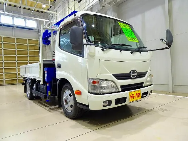 お問合せ管理No.E763　H24 デュトロ 2t 4WD(切替式) FJL 標準セミロング タダノ4段クレーン付|日野 デュトロ TKG-XZU685M(4WD)の写真2