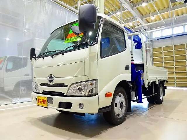 お問合せ管理No.E823　R1 デュトロ 2.85t FJL 標準セミロング タダノ4段クレーン付|日野 デュトロ 2RG-XZU645M(2WD)の写真1