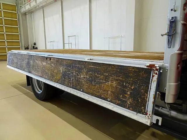 荷台内寸:368×179×38 三方開 左右セイコーラック アオリ三方上部アルミ縞鋼板 リアアオリチェーン2個 ユニック3段 2.6t吊りクレーン付|日野 デュトロ TKG-XZU695M(4WD)の写真23