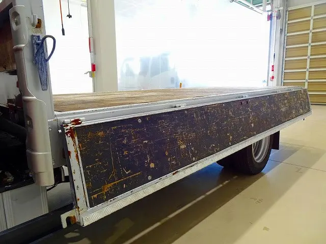 荷台内寸:368×179×38 三方開 左右セイコーラック アオリ三方上部アルミ縞鋼板 リアアオリチェーン2個 ユニック3段 2.6t吊りクレーン付|日野 デュトロ TKG-XZU695M(4WD)の写真25