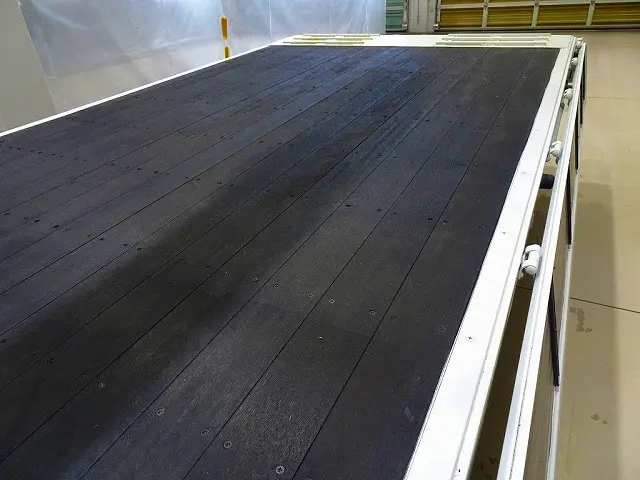 荷台内寸:365×210×40 三方開 床板アピトン張替え(20mm) リアブル積み加工 横ねた19本/チャンネル増し8本 H13年製タダノ4段 2.9t吊りセルフクレーン付|いすゞ エルフ TPG-NPR85YN(2WD)の写真28