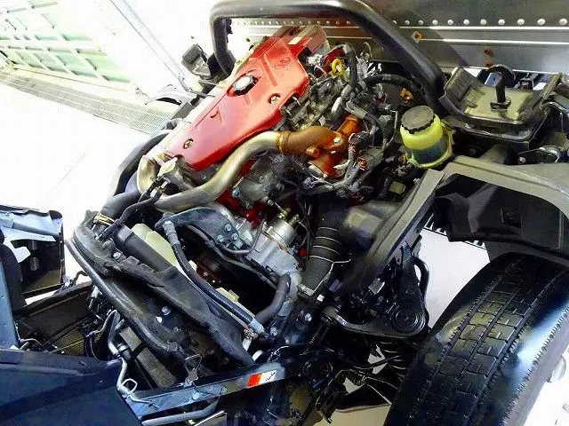 エンジンルーム|日野 デュトロ TKG-XZU655M(2WD)の写真37