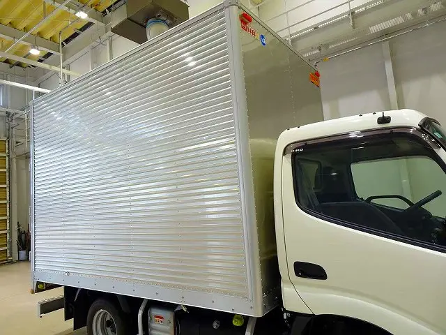 荷台内寸:320×177×217 トランテックス リア観音扉/90度ストッパー付 左サイドスライドドア(200cm/93cm) ラッシング2段(60cm/120cm)/ベルト2個 荷室LED灯2個|日野 デュトロ 2KG-XZU605M(2WD)の写真27