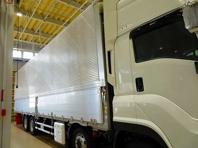 ステンレス製アオリヒンジ/キャッチ/門枠/バー　融雪剤対策仕様|いすゞ ギガ 2PG-CYJ77D(8x4)の写真29