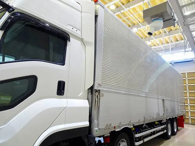 ステンレス製アオリヒンジ/キャッチ/門枠/バー　融雪剤対策仕様|いすゞ ギガ 2PG-CYJ77D(8x4)の写真30