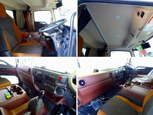 オートAC PS PW SRS ABS 集中ドアロック 左電格ミラー エアサスシート/肘掛け AM/FMラジオ ETC バックモニター アドブルー ターボ 排気ブレーキ|日野 レンジャー 2KG-FD2ABG(2WD)の写真8