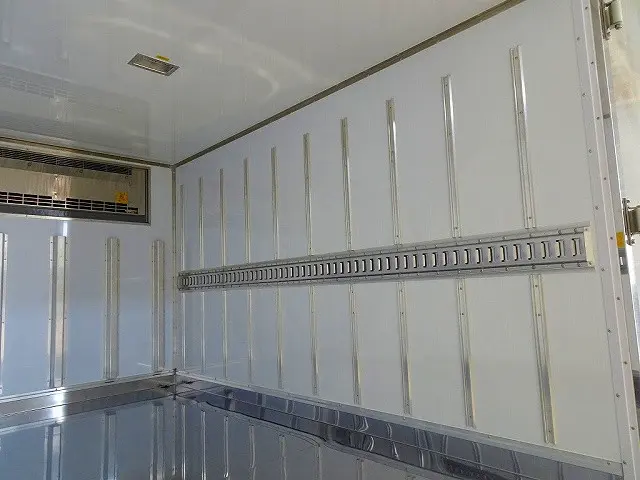 荷台内寸:301×166×176 床ステンレス 左サイドスライドドア(159cm/82cm) ステンレス製ラッシングレール1段(80cm) 水抜き穴前1対 荷室灯1個 ±30度設定 -14度確認|日野 デュトロ 2KG-XZU605M(2WD)の写真28