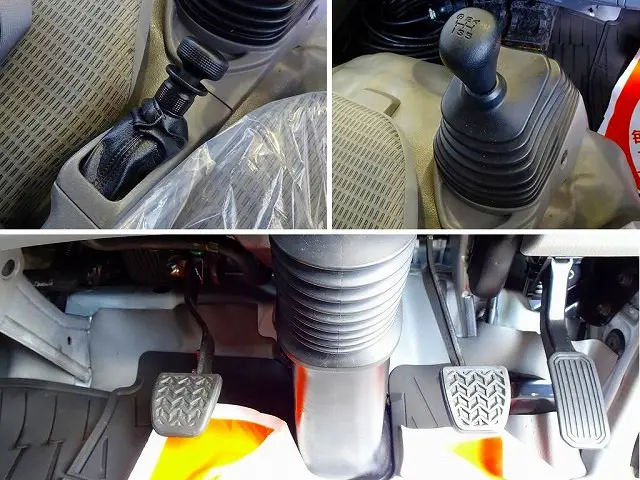 電動パーキングブレーキ フロア5MT|日野 デュトロ TKG-XZU655M(2WD)の写真17