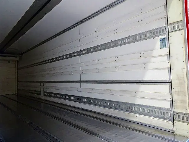 荷台内寸：960×230×252　タカラポストB付五方開　ステンレス製セイコーラック2対　床ステンレス　ジョロダーレール4列　ラッシング2段(28cm/163cm)　水抜き穴前1対　左右LED灯レール|日野 プロフィア 2DG-FR1AHG(6x2)の写真29