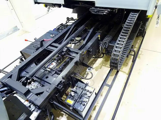 荷台内寸:567×216×10 ユニック/Neo5 ラジコン/ウインチ付 左右アオリ開閉式 油圧テールゲート 床フック12個 荷台タイヤ止め2個 作業灯2個 大型ミラー1個 荷締めワイヤーガチャ2個|いすゞ エルフ 2RG-NPR88AN(2WD)の写真34