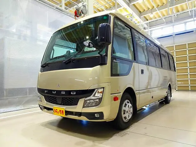 お問合せ管理No.J655　R5 ローザ 28人乗り マイクロバス 175ps プレミアムグレード|三菱 ローザ 2RG-BE740G(2WD)の写真1