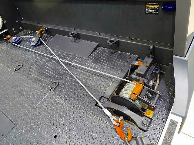 荷台内寸：567×207×11　古河ユニック/Neo5　UC-35NERS　ラジコン/ウインチ付　床フック12個　荷台タイヤ止め2個　作業灯2個　大型ミラー1個　荷締めワイヤーガチャ2個|いすゞ エルフ 2RG-NPR88AN(2WD)の写真19