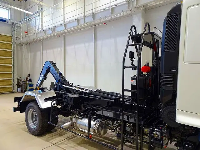 アームロール 新明和 CCA44-31 F2501521650 キャブバックステップ付 作業灯1個|日野 レンジャー 2KG-FD2ABA(2WD)の写真32