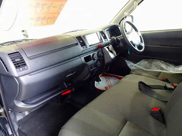 AC　PS　PW　SRS　ABS　キーレス　左右電格ミラー/電動角度調整　社外メモリーナビ/ワンセグTV/CD(NSCN-W68)　ETC　ルームミラー式バックモニター　インパネAT|トヨタ ハイエースバン 3DF-GDH206V(4WD)の写真7