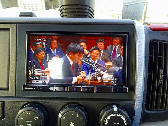 社外メモリーナビ/フルセグTV/DVD(AVIC-RZ810)|三菱 キャンター 2RG-FBA20(2WD)の写真14