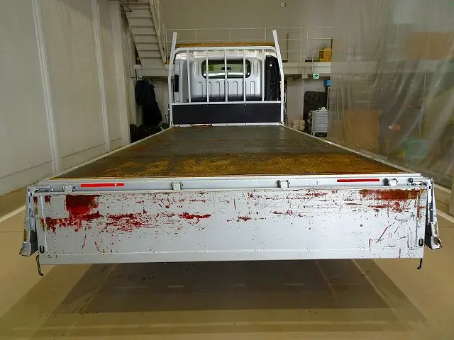 荷台内寸:436×208×38 三方開 左右セイコーラック リアアオリ内鉄板張り リアアオリチェーン2個 前立て鳥居左右角出し/枕木取付(ボルト止め脱着可)|いすゞ エルフ 2RG-NPS88AR(4WD)の写真29