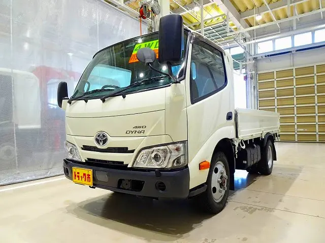 お問合せ管理No.A108　R3 ダイナ 2t 4WD(切替式) FJL 標準 平ボデー|トヨタ ダイナ 2KG-XZU675(4WD)の写真1