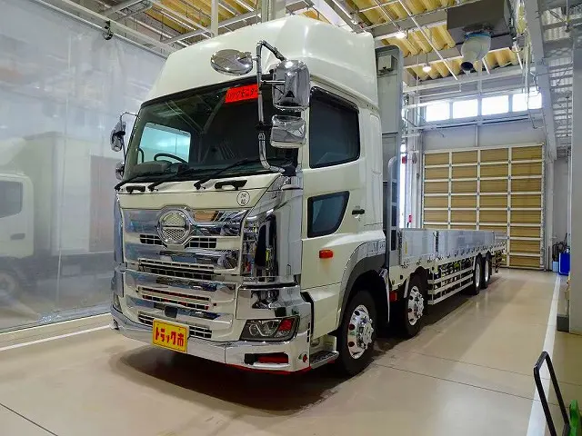 お問合せ管理No.A121 R1 プロフィア 13.5t 4軸 アルミブロック 平ボデー 総輪エアサス 410ps|日野 プロフィア 2DG-FW1EHJ(8x4)の写真1