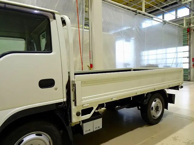 荷台内寸:310×162×36 三方開 床板二重張り 床埋め込みフック3対 リアアオリチェーン2個 鳥居左右LED作業灯2個|いすゞ エルフ TRG-NHS85A(4WD)の写真24