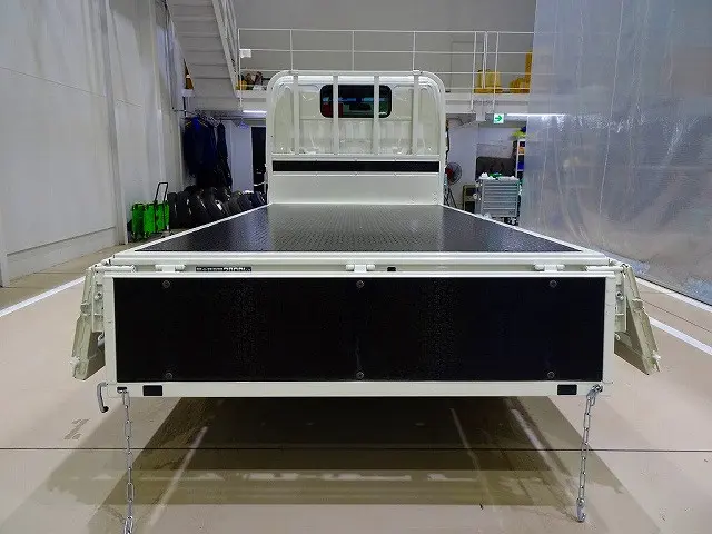 荷台内寸:311×161×38 三方開 左右セイコーラック リアアオリチェーン2個|日野 デュトロ 2KG-XZC605M(2WD)の写真31