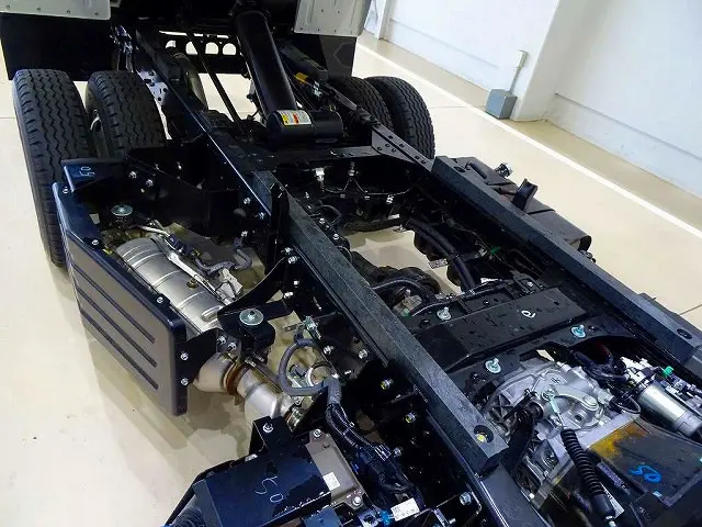 荷台内寸:305×159×32 新明和/DR2-0110SY 三方開 手動コボレーン付(垂直ロック可/約39cm)|いすゞ エルフ 2PG-NKS88ADの写真30