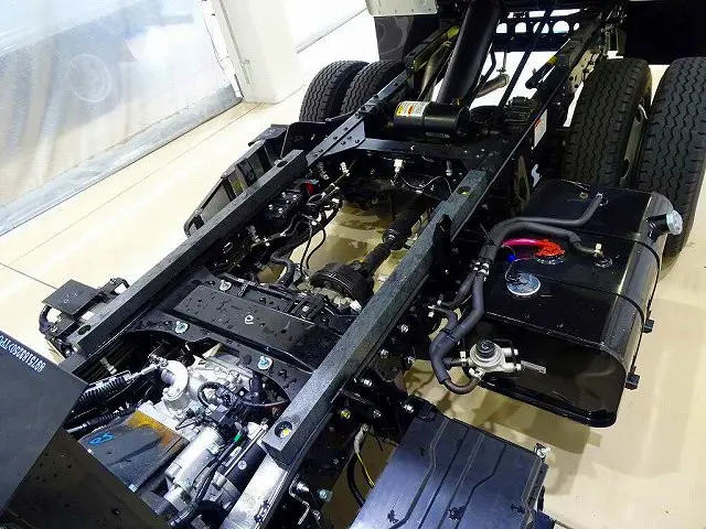 荷台内寸:305×159×32 新明和/DR2-0110SY 三方開 手動コボレーン付(垂直ロック可/約39cm)|いすゞ エルフ 2PG-NKS88ADの写真32