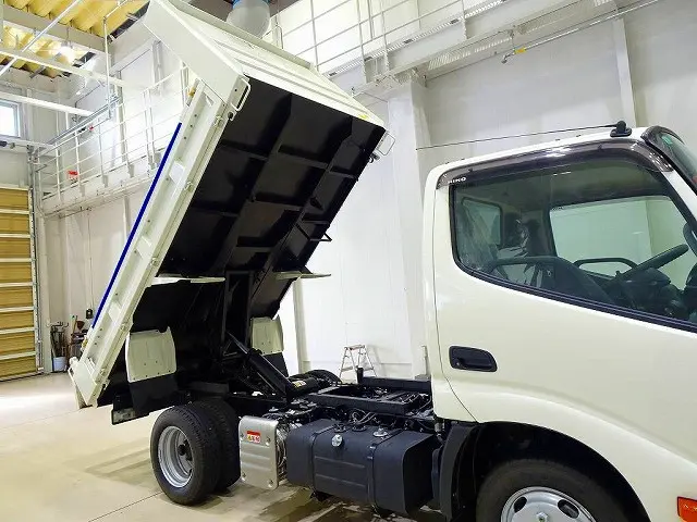 荷台内寸:305×159×28 新明和/DR2-0110SY 三方開 手動コボレーン付(33cm)|日野 デュトロ 2KG-XZC600T(2WD)の写真33