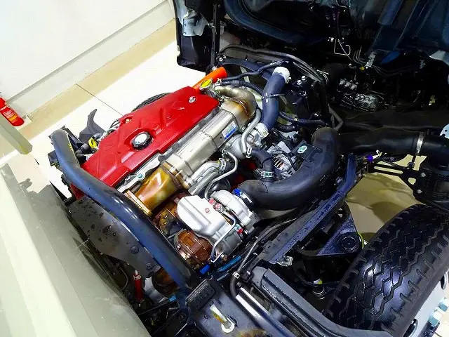 エンジンルーム|日野 デュトロ 2DG-XZU675T(4WD)の写真35