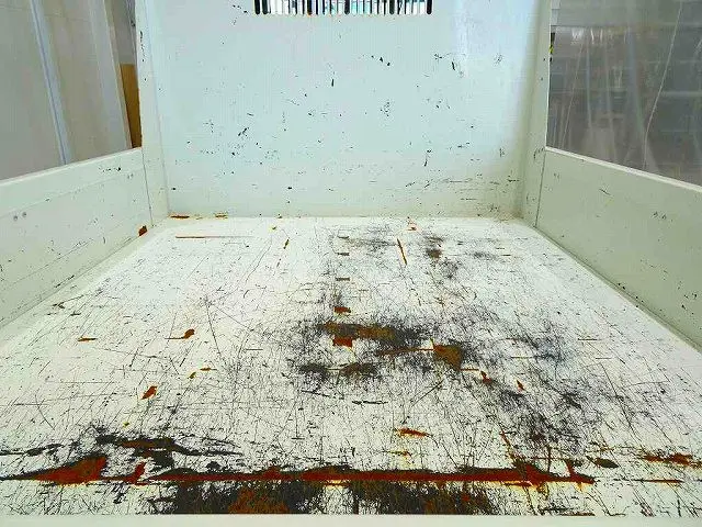 荷台内寸:205×159×32 新明和/DR2-0110SY 標準ダンプ 三方開 リアアオリ左右ピン差し加工 アオリ三方J型フック各3個/ボルト止め|いすゞ エルフ TPG-NJR85AD(2WD)の写真26