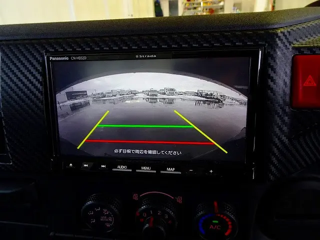 社外メモリーナビ/バックカメラ連動/フルセグTV/DVD(CN-HE02D)|日野 レンジャー 2KG-FC2ABA(2WD)の写真14