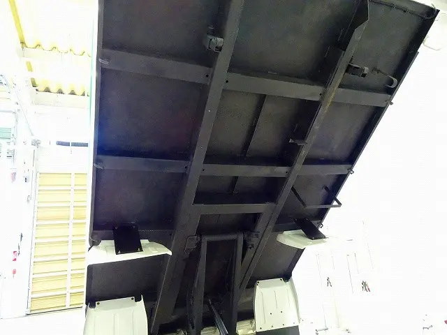 荷台内寸：287×159×32　新明和/DRF2-0110SY　リア一方開　Lゲートダンプ　自動シート付(48cm)　前立てプロテクターアングル補強加工|いすゞ エルフ SKG-NKR85AN(2WD)の写真29