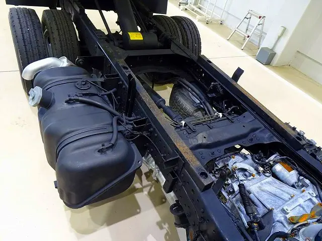 荷台内寸：287×159×32　新明和/DRF2-0110SY　リア一方開　Lゲートダンプ　自動シート付(48cm)　前立てプロテクターアングル補強加工|いすゞ エルフ SKG-NKR85AN(2WD)の写真30