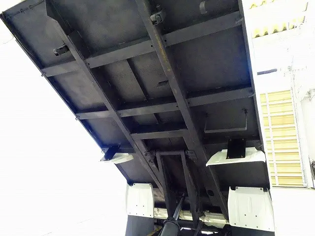 荷台内寸：287×159×32　新明和/DRF2-0110SY　リア一方開　Lゲートダンプ　自動シート付(48cm)　前立てプロテクターアングル補強加工|いすゞ エルフ SKG-NKR85AN(2WD)の写真31