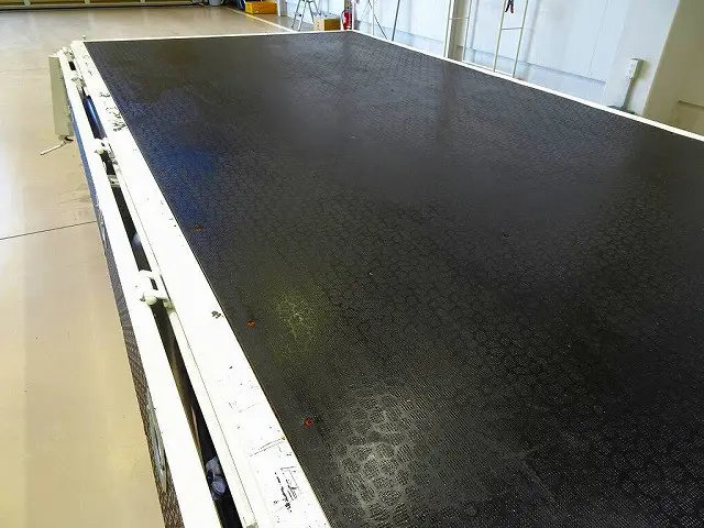 荷台内寸:302×161×38 三方開 左右セイコーラック ロープ穴3対 鳥居荷受けアルミ縞鋼板張り アーム式PG 600kg付|日野 デュトロ 2KG-XZU605Mの写真29
