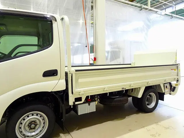 荷台内寸：312×160×38　三方開　スチールボディ　左右アオリ上部プロテクター　鳥居作業灯1個　アーム式PG/600kg付|トヨタ ダイナ 2PG-GDY281(4WD)の写真22