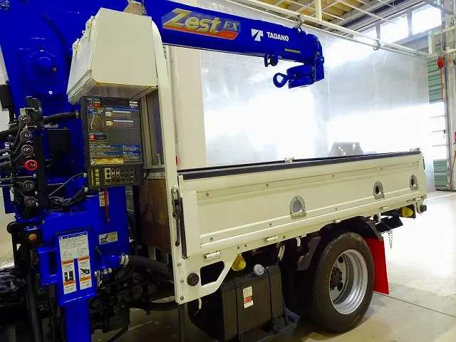 アオリ三方上部プロテクター付　アオリロープ穴左右3対/リア2ヶ所|いすゞ エルフ 2RG-NKR88A(2WD)の写真23
