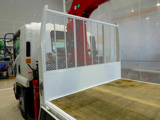 荷台内寸:552×215×40 三方開 左右セイコーラック 埋め込みフック4対 鳥居エキスバンド張り/鳥居下鉄板張り ユニック4段 2.9t吊りクレーン付|いすゞ フォワード 2RG-FRR90S2(2WD)の写真26