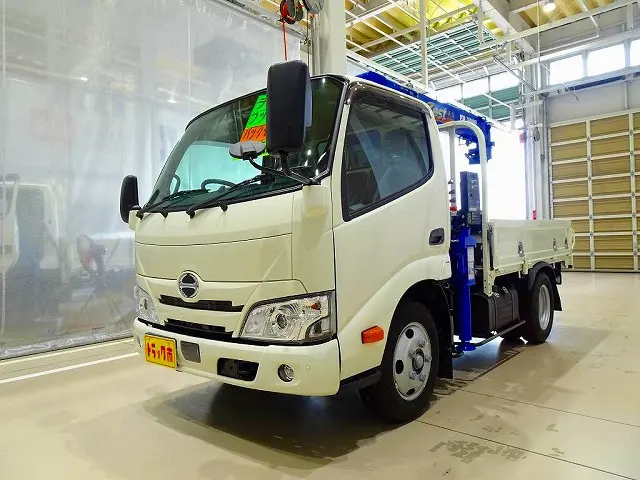 お問合せ管理No.E635 R6 デュトロ 3t FJL 標準 タダノ3段クレーン付|日野 デュトロ 2KG-XZU605M(2WD)の写真1