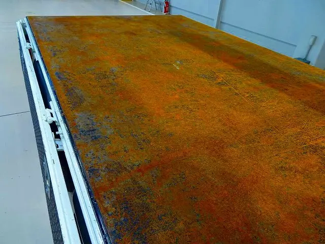 荷台内寸：246×161×37　三方開　床鉄板張り　左右セイコーラック　ロープ穴3対　タダノ3段 2.5t吊りクレーン付|日野 デュトロ 2KG-XZU605M(2WD)の写真25