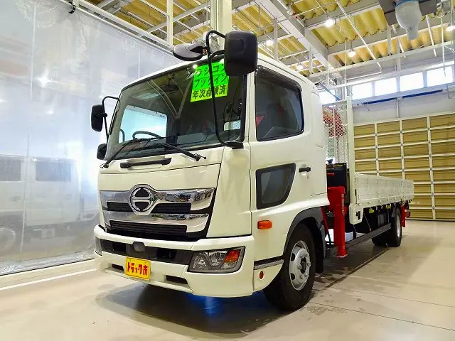 お問合せ管理No.E744　R1 レンジャー 2.45t 標準ベッド付 ユニック4段クレーン付 190ps|日野 レンジャー 2KG-FD2ABA(2WD)の写真1