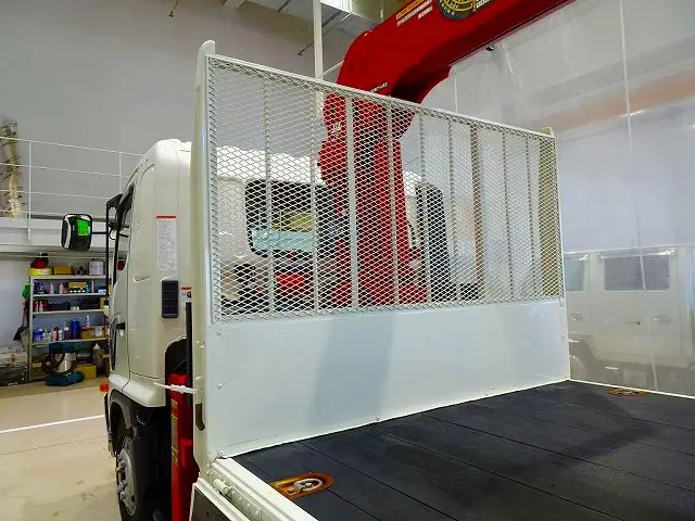 荷台内寸：555×214×40　三方開　左右セイコーラック　床埋め込みフック4対　鳥居エキスバンド張り　ユニック4段 2.9t吊りクレーン付|日野 レンジャー 2KG-FD2ABA(2WD)の写真27