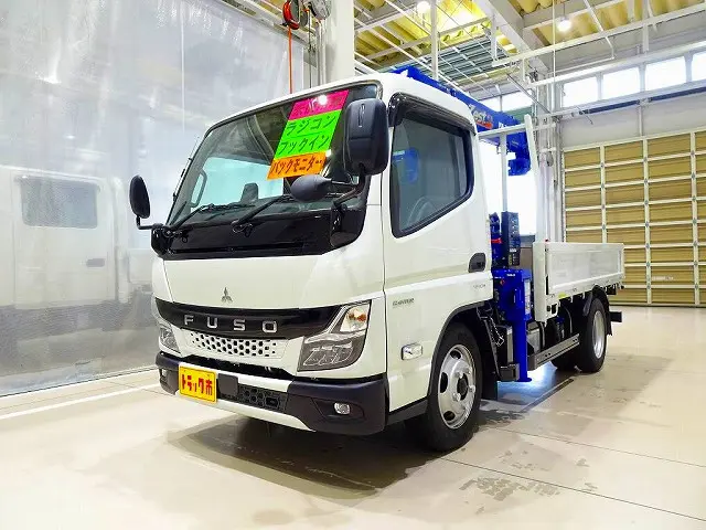 お問合せ管理No.E756 R6 キャンター 3t 全低床 標準セミロング タダノ4段クレーン付 未使用車|三菱 キャンター 2RG-FEAV0(2WD)の写真1