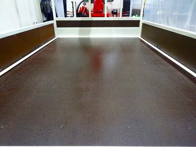 荷台内寸：335×209×38　三方開　左右セイコーラック　リアアオリチェーン2個　ユニック4段 2.9t吊りクレーン付|日野 デュトロ 2DG-XZU775M(4WD)の写真21