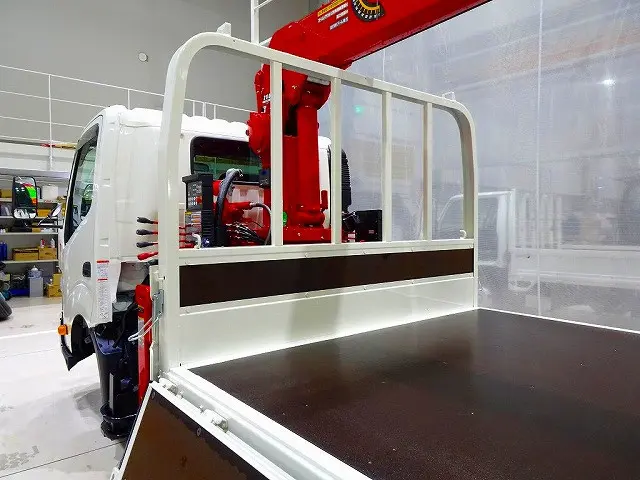 荷台内寸：335×209×38　三方開　左右セイコーラック　リアアオリチェーン2個　ユニック4段 2.9t吊りクレーン付|日野 デュトロ 2DG-XZU775M(4WD)の写真24