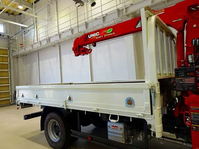 荷台内寸:375×208×38 三方開 左右セイコーラック ロープ穴4対 ユニック4段 2.6t吊りクレーン付|トヨタ ダイナ 2RG-XZU712(2WD)の写真21