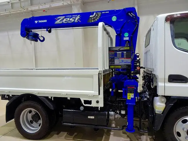 荷台内寸:240×160×38 三方開 タダノ3段 2.53t吊り TM-ZE253HR ラジコン/フックイン付 ※令和8年3月クレーン年次点検済|三菱 キャンター TPG-FBA50(2WD)の写真28